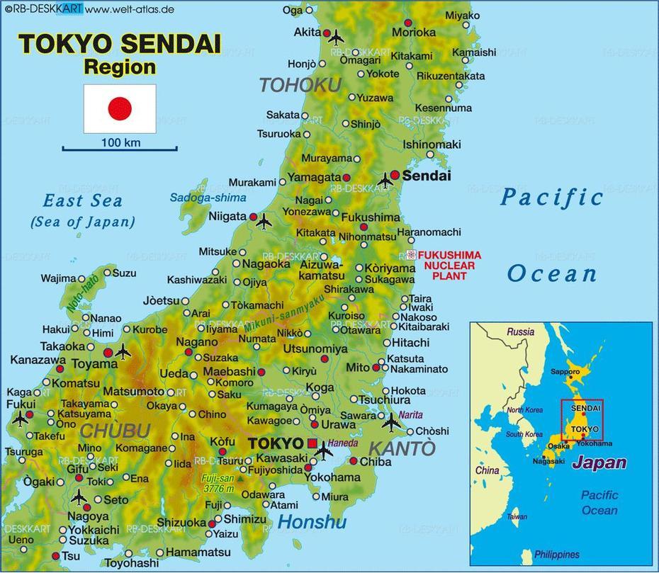 Sendai Map And Sendai Satellite Image, Sendai, Japan, Miyagi, Where Is Sendai