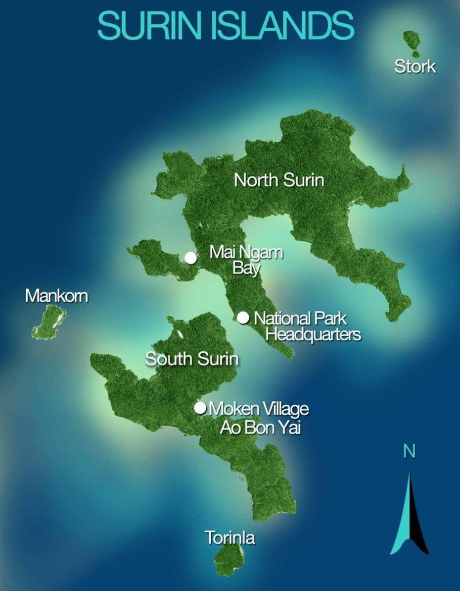 Surin Islands – The Area – The Moken Islands, Surin, Thailand, Ko Surin, Thailand Rail
