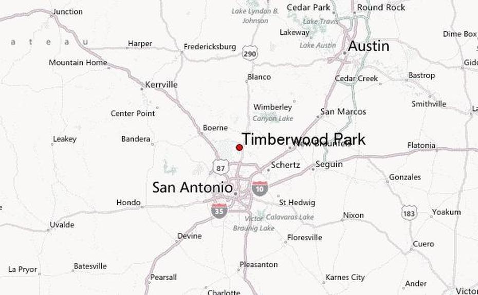 Timberwood Park Location Guide, Timberwood Park, United States, Chicago Parks, United States Road  With National Parks