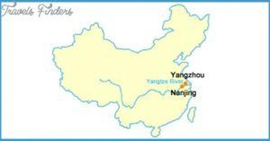 Yangzhou Map – Travelsfinders, Yangzhou, China, Zhengzhou China, Chongqing China