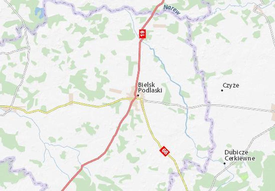 Bielsk Podlaski Mapa | Mapa, Bielsk Podlaski, Poland, Kurier Podlaski, Polska Radzyn Podlaski