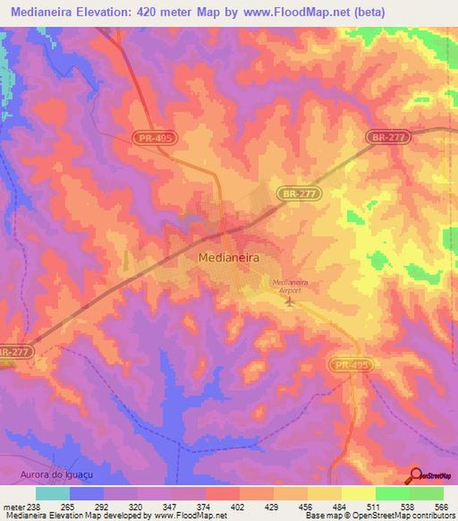 Elevation Of Medianeira,Brazil Elevation Map, Topography, Contour, Medianeira, Brazil, Brazil On World, Brazil  Cartoon