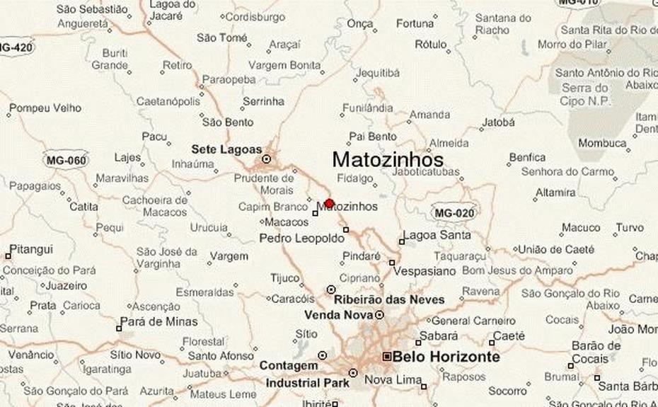 Guia Urbano De Matozinhos, Matozinhos, Brazil, Simple  Of Brazil, Of Brazil With Cities