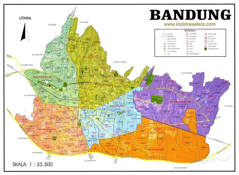 Large Bandung Maps For Free Download And Print | High-Resolution And …, Bandung, Indonesia, Bandung Java, Palembang