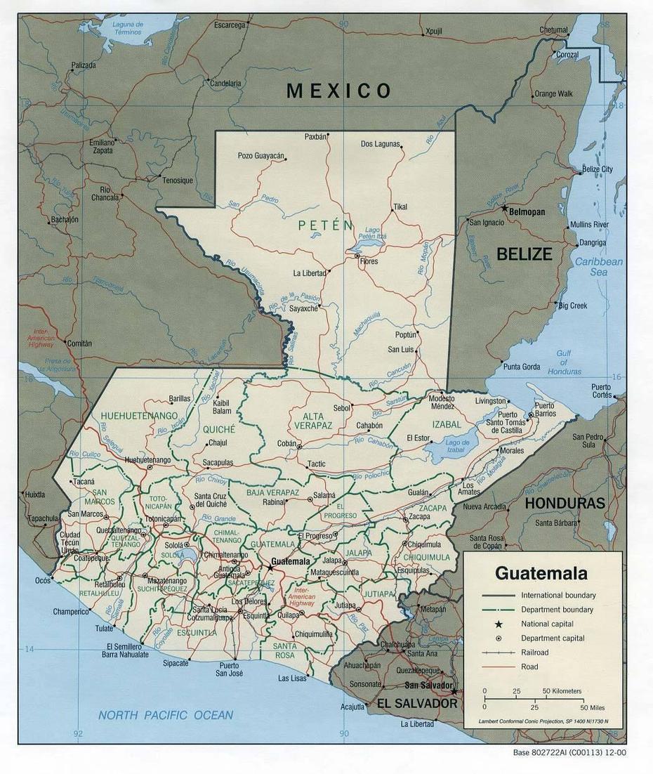 Large Guatemala City Maps For Free Download And Print | High-Resolution …, Raxruhá, Guatemala, Guatemala Capital, Guatemala Rivers