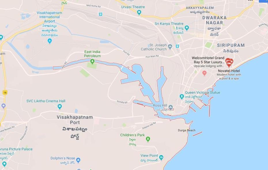 Map Of Visakhapatnam, Vishākhapatnam, India, Ahmedabad India, Visakhapatnam City