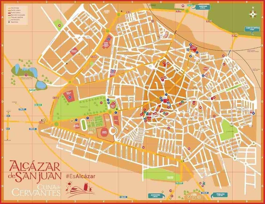 Mapas, Callejero, Ubicacion De Alcazar De San Juan (Ciudad Real), Alcázar De San Juan, Spain, Alcazar, Alcazar De Valencia