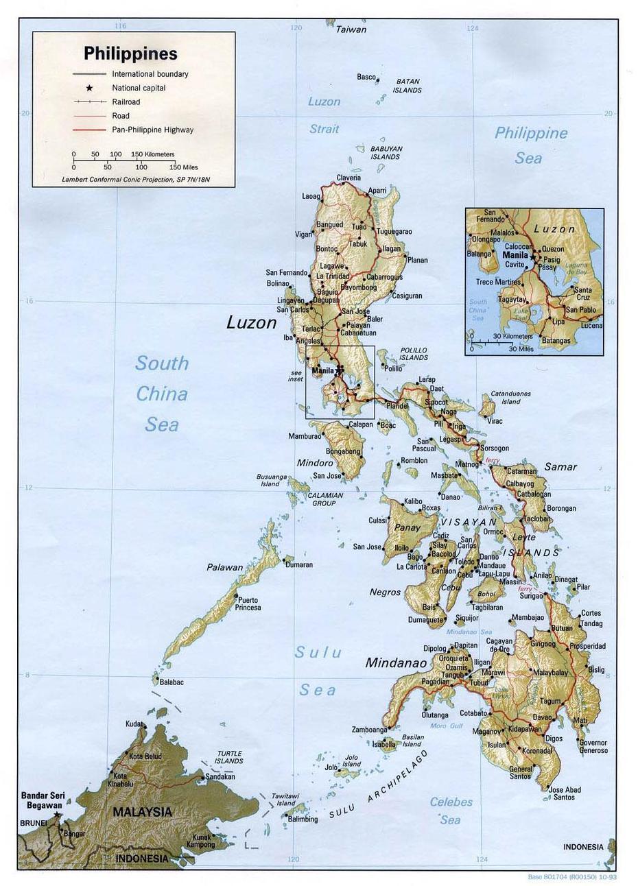 Maps Of Philippines | Detailed Map Of Philippines In English | Tourist …, Lupi Viejo, Philippines, Loba  Cane, Amazing  Wolves