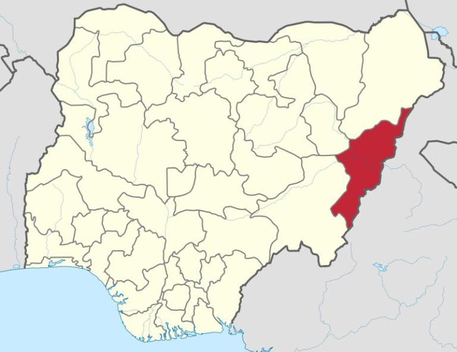 Oduduwa  Republic, Uris Karte Von Nigeria, Nigeria International, Yola, Nigeria