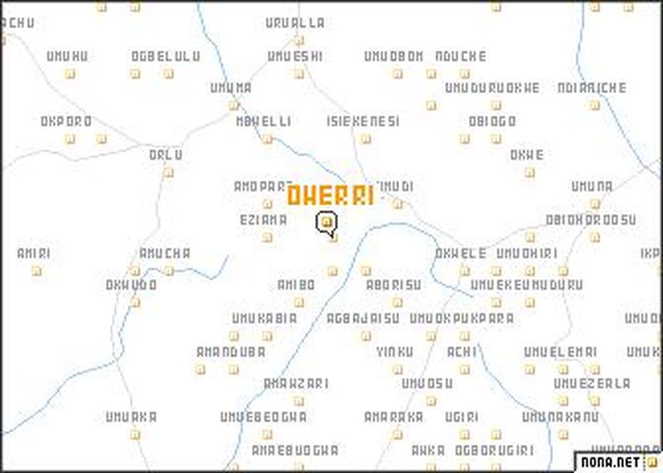 Owerri (Nigeria) Map – Nona, Owerri, Nigeria, Owerri Hotel, Owerri Mall