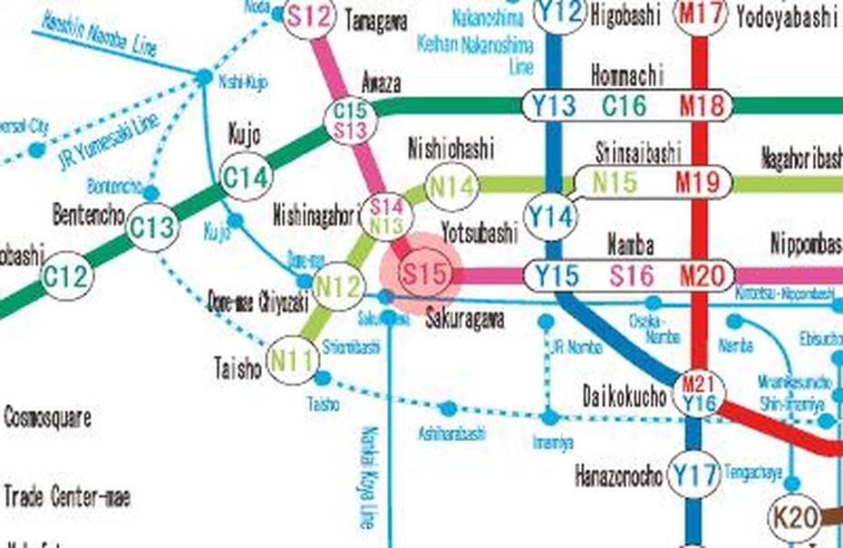 S15 Sakuragawa Station Map – Osaka Subway, Sakuragawa, Japan, Himeko  Odakura, Ibaraki Japan