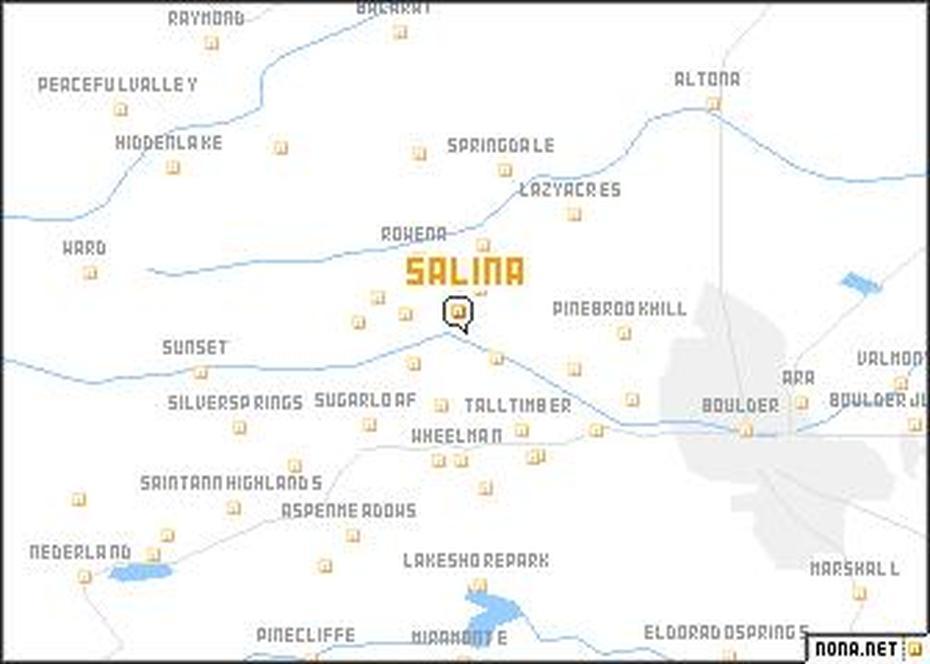 Salina (United States – Usa) Map – Nona, Salina, United States, Salina City, Of Monterey California