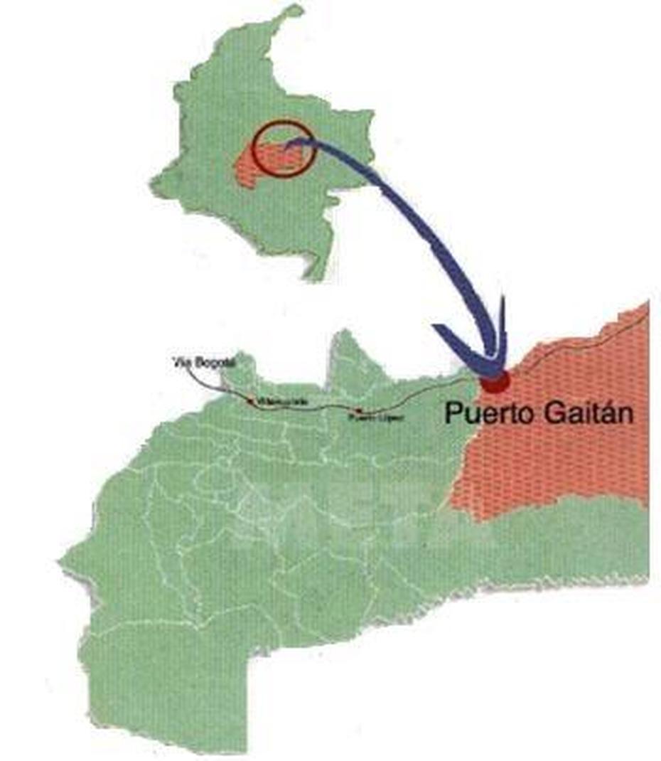 San Jose Obrero, Mi Parroquia: El Municipio De Puerto Gaitan, Puerto Gaitán, Colombia, Bogotazo, Gaitan Dibujo