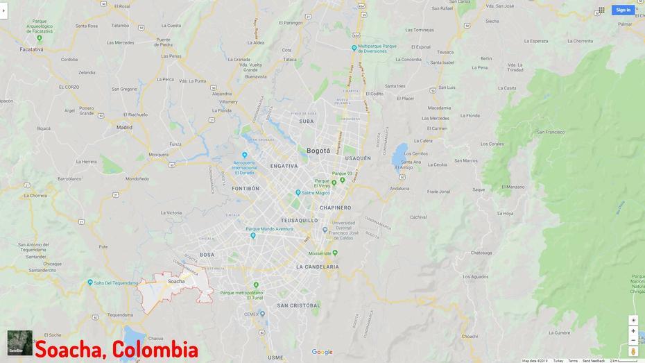 Soacha Map And Soacha Satellite Image, Soacha, Colombia, Streets Of Bogota Colombia, Tequendama