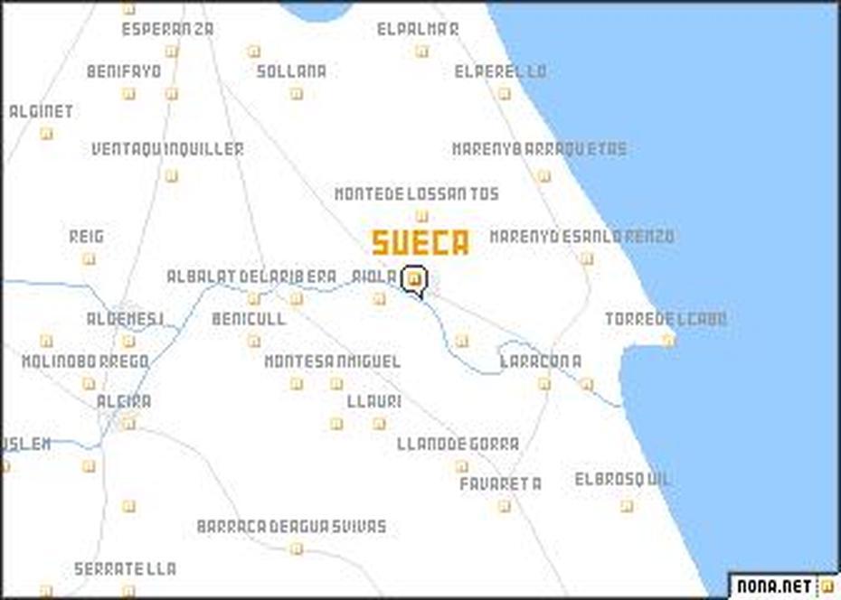 Sueca (Spain) Map – Nona, Sueca, Spain, Valencia Cathedral Spain, Valenciana Spain