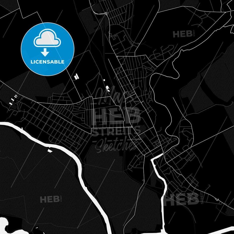 Voznesensk, Ukraine Pdf Map | Map Vector, Black And White, Map, Voznesensk, Ukraine, Of Ukraine Cities, Ukraine Borders