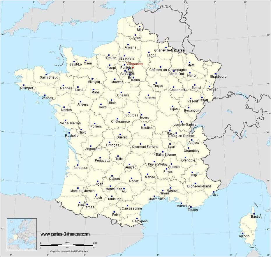 West France, France  Clip Art, Carte, Villeparisis, France