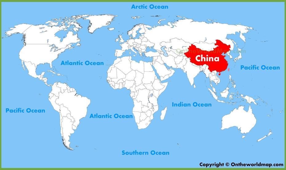 China Location On The World Map, Yingcheng, China, China  Svg, Cities In China