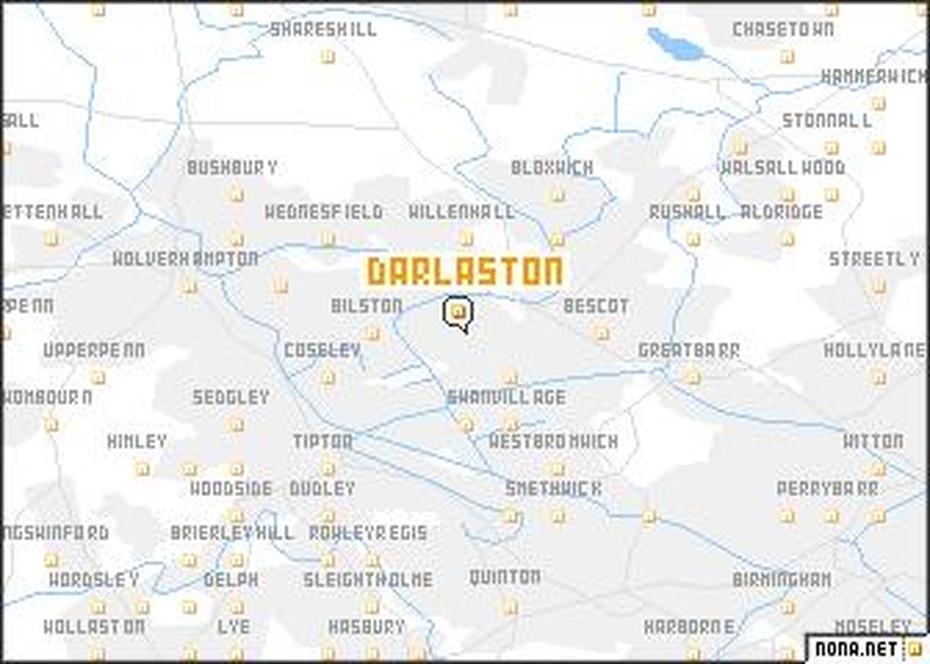 Darlaston (United Kingdom) Map – Nona, Darlaston, United Kingdom, Keswick England, Cumberland England