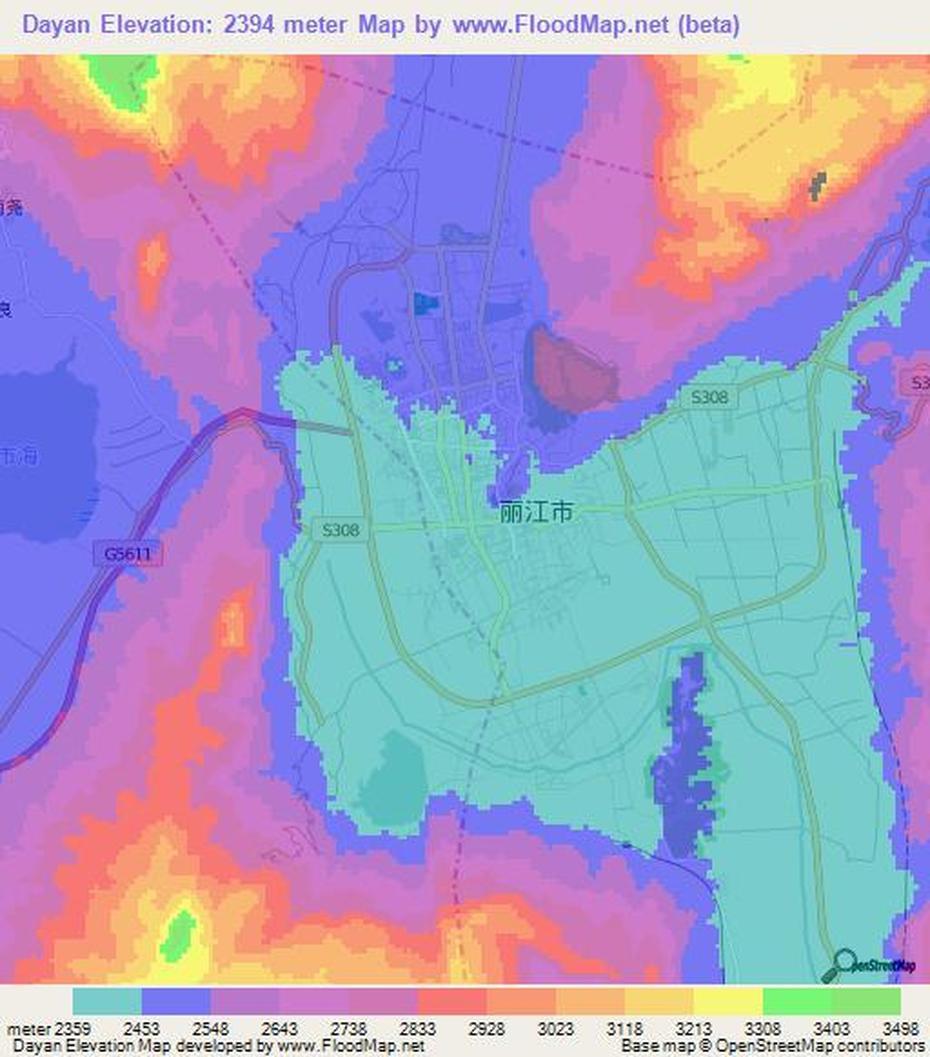 Elevation Of Dayan,China Elevation Map, Topography, Contour, Dayan, China, Israel Moshe Dayan, Ruth Dayan