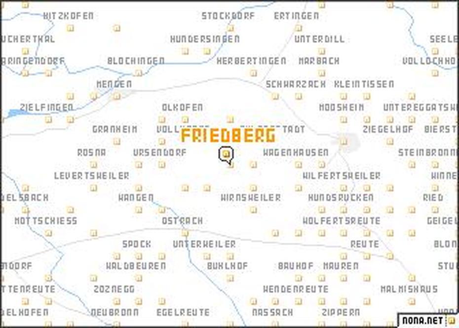 Friedberg (Germany) Map – Nona, Friedberg, Germany, Rheingau, Ray Barracks Friedberg Germany