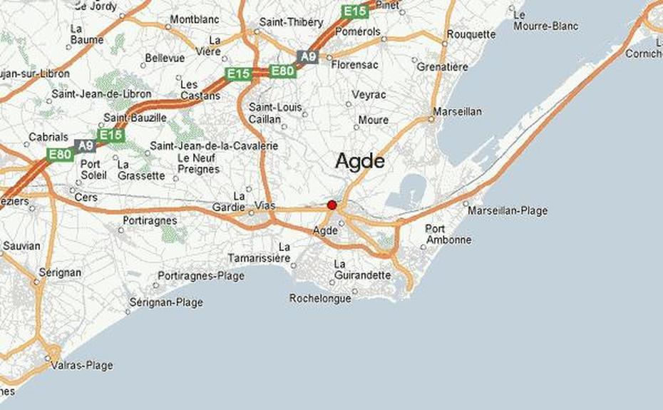 Guide Urbain De Agde, Agde, France, D’Agde France, Cap D’Agde France Dunes