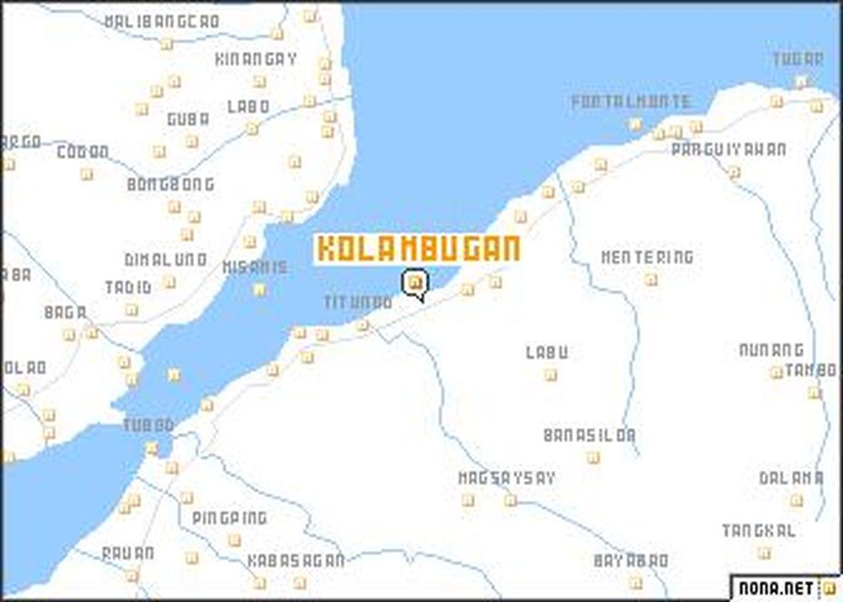Kolambugan (Philippines) Map – Nona, Kolambugan, Philippines, Philippines City, Philippines  Cities