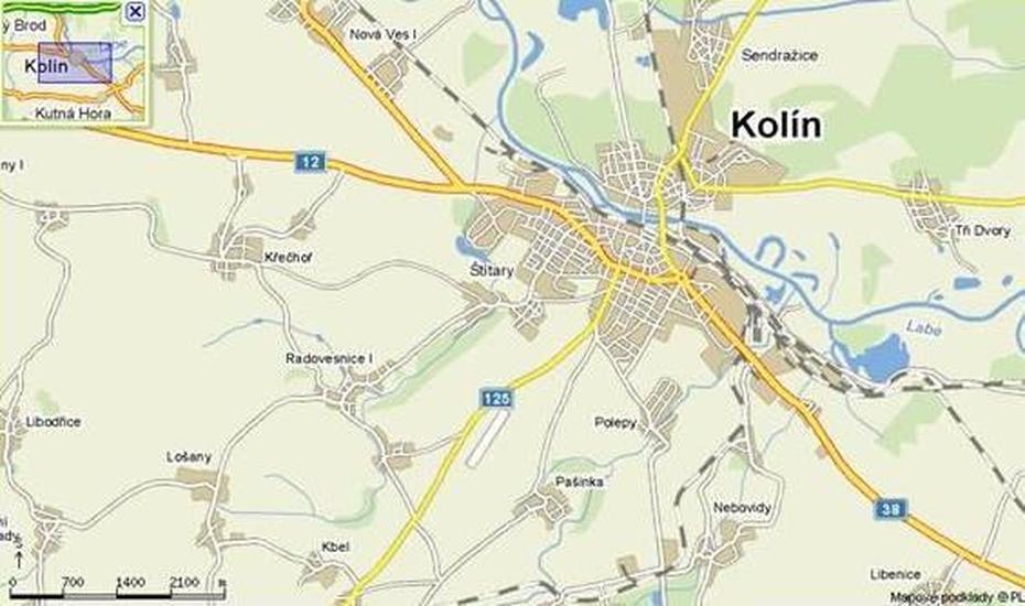 Kolin Czech Republic Map, Kolín, Czechia, Czech Rail, Czechia Regions