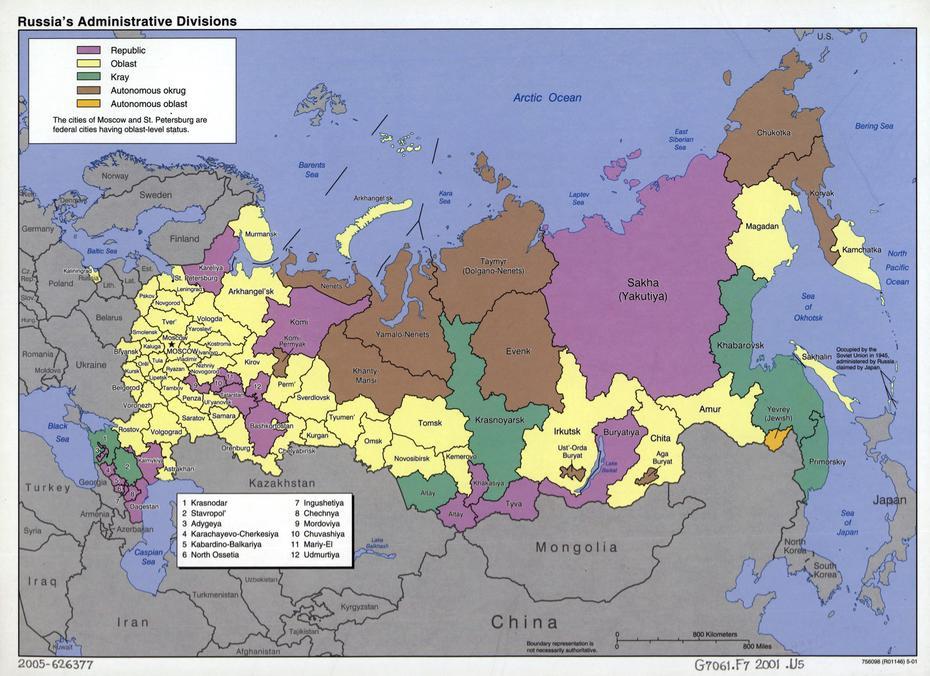 Large Detailed Administrative Divisions Map Of Russia – 2001 | Russia …, Bogdanovich, Russia, Peter Bogdanovich Louise, Louise Stratten Peter Bogdanovich And Wedding