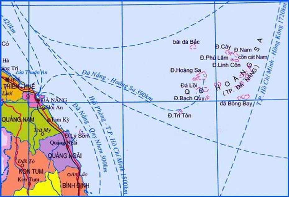 Map-Paracel_Islands – Nghien Cuu Quoc Te, Paracelis, Philippines, Bauko, Quezon Isabela