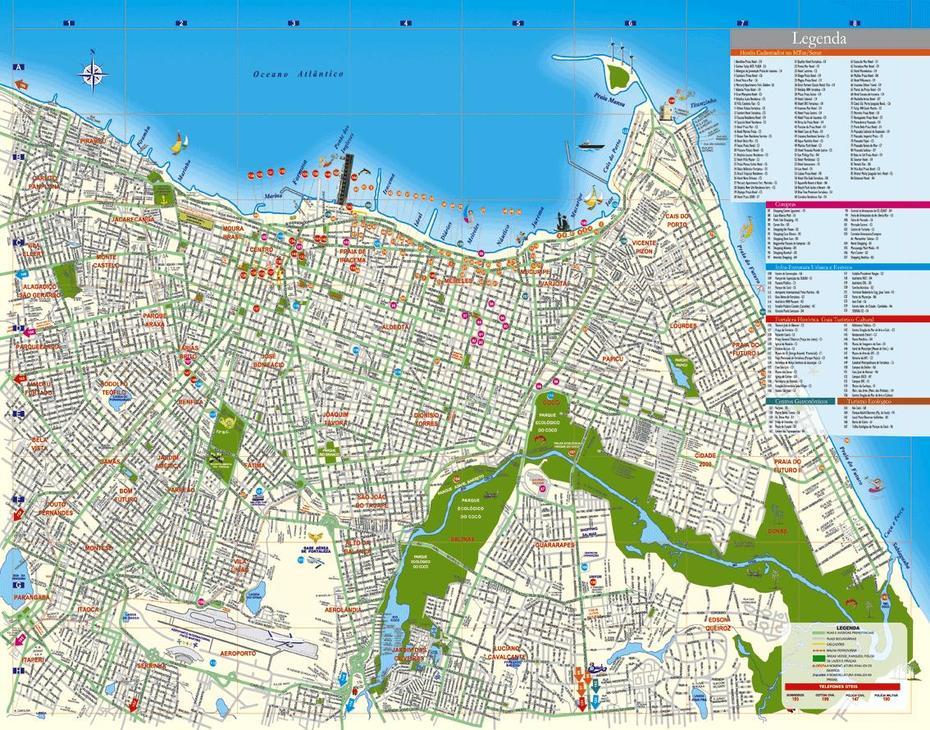 Mapas De Fortaleza – Ce | Mapasblog, Fortaleza, Brazil, Brazil Elevation, Florianopolis Brazil