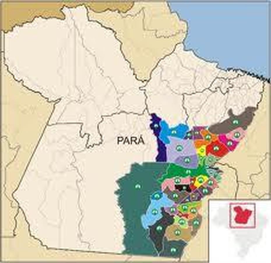 Mapas (Localizacao Do Municipio) Ourilandia Do Norte  Para …, Ourilândia Do Norte, Brazil, Lima Norte, Camino Norte