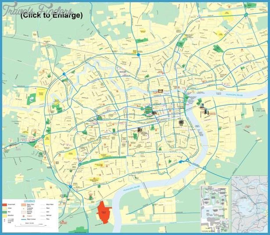 Shanghai Map – Travelsfinders, Shanwei, China, Houhai Bay  Sanya, Tianjin  Location