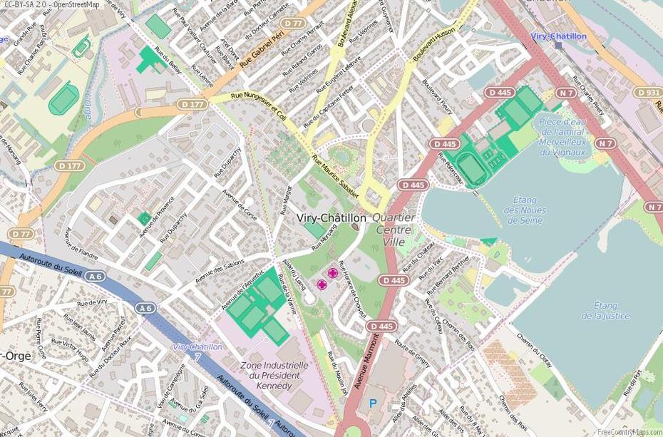 Viry-Chatillon Map France Latitude & Longitude: Free Maps, Viry-Châtillon, France, Chatillon France, Raynald De  Chatillon