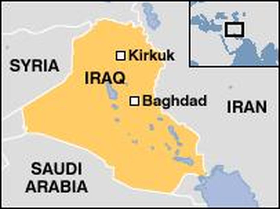 Bbc News | Middle East | Suicide Ambush Hits Kirkuk Police, Kirkuk, Iraq, Iraq Provinces, Iraq  Location