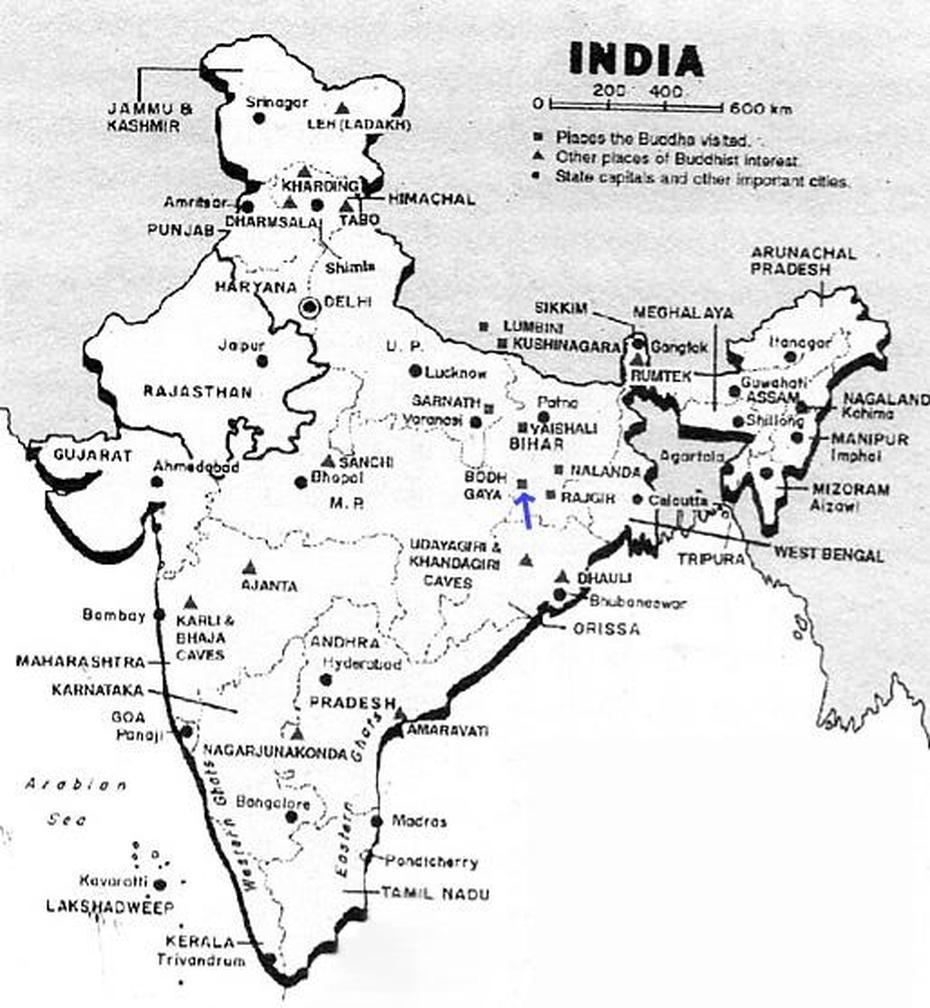 Bodh Gaya: Introduction And Geographic Situation, Buddh Gaya, India, Gaya City, Lumbini