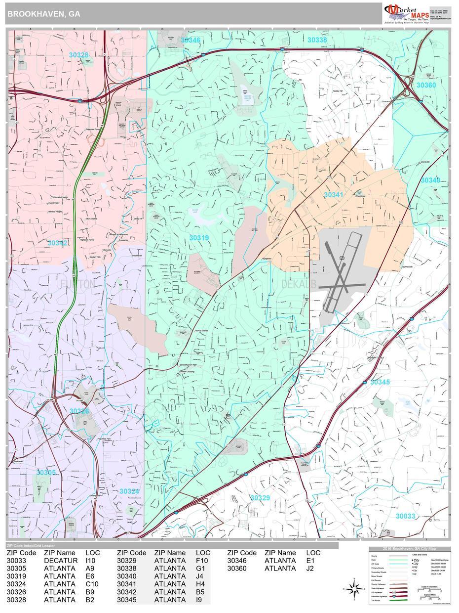 Brookhaven Georgia Wall Map (Premium Style) By Marketmaps – Mapsales, Brookhaven, United States, Brookhaven Ga, Brookhaven New York