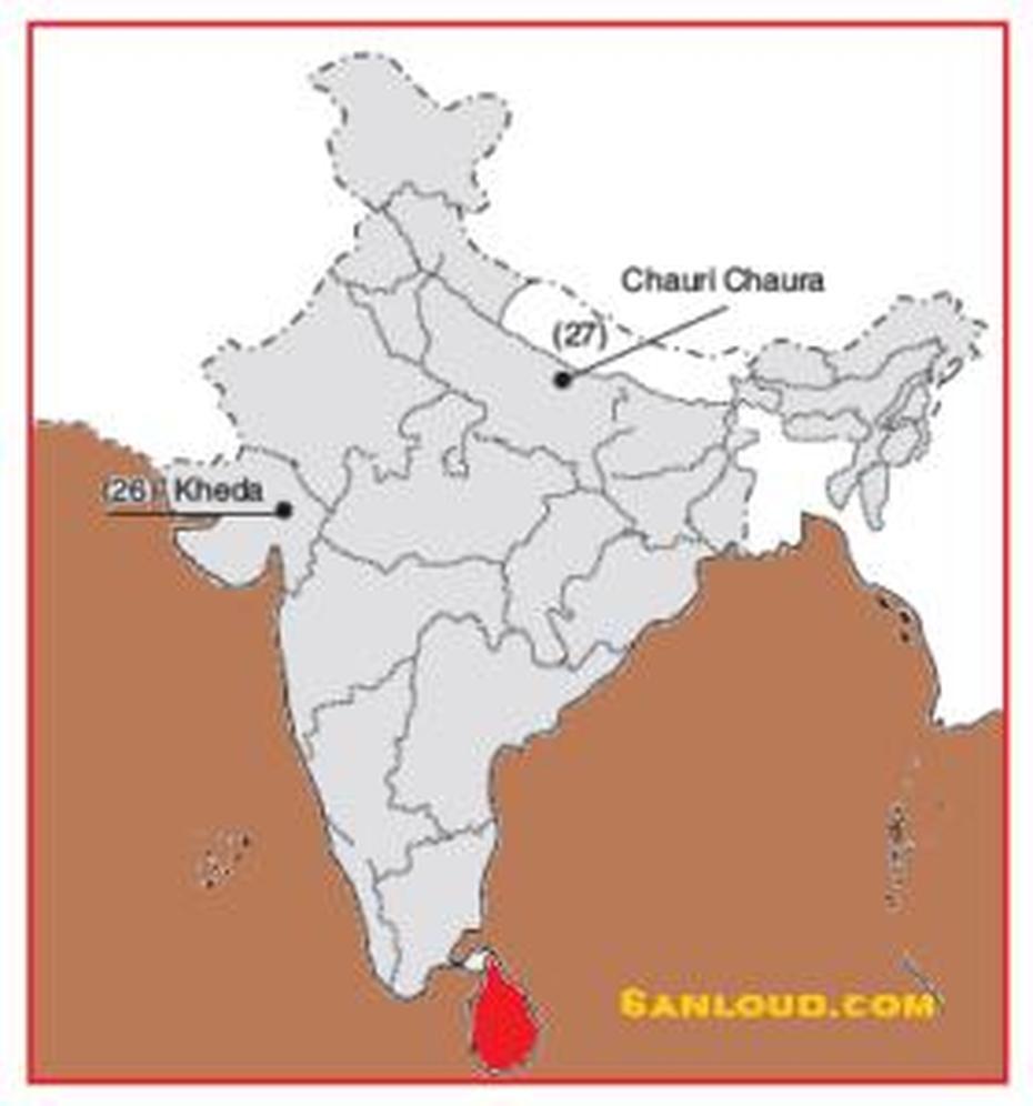 Chauri Chaura Incident | Where Is Chauri Chaura On India Map, Chand Chaur, India, Chand Chaur, India