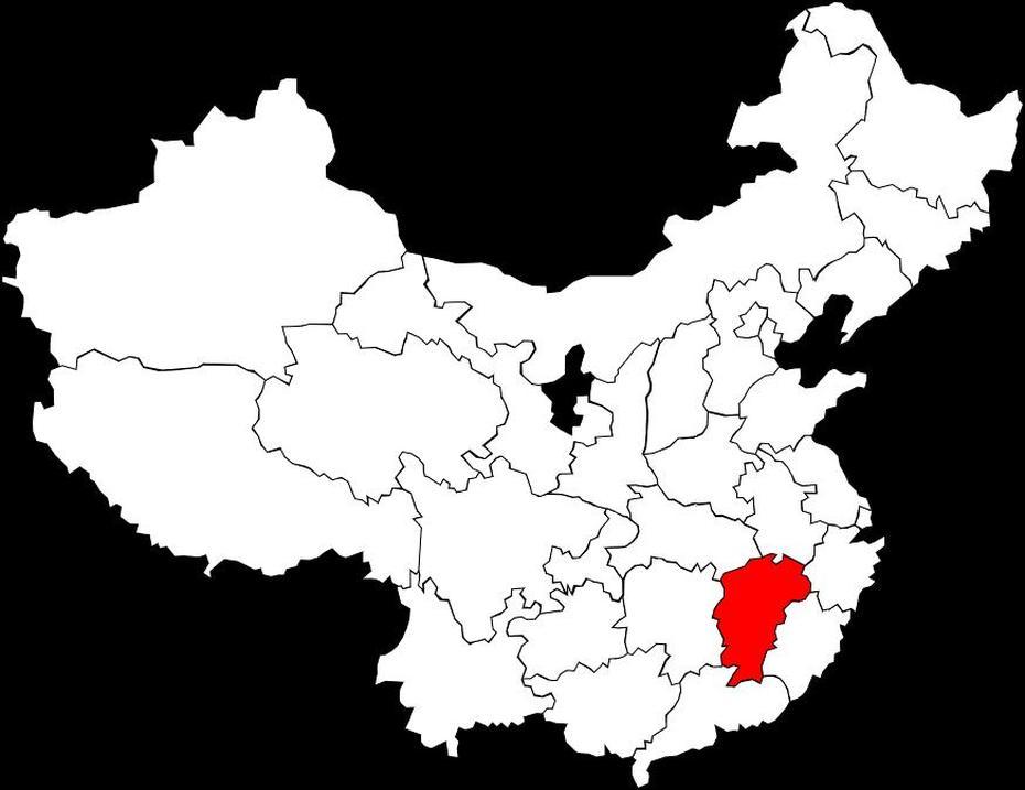 China  With Cities, China Railway, Jiangxi Province, Jiangguanchi, China