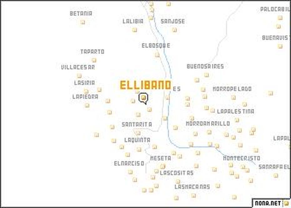 El Libano (Colombia) Map – Nona, Líbano, Colombia, Capital De Colombia, Antioquia Colombia