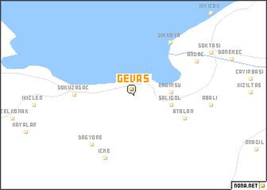 Gevas (Turkey) Map – Nona, Gevaş, Turkey, Geva  Mentor, Geva Mentor  Netball