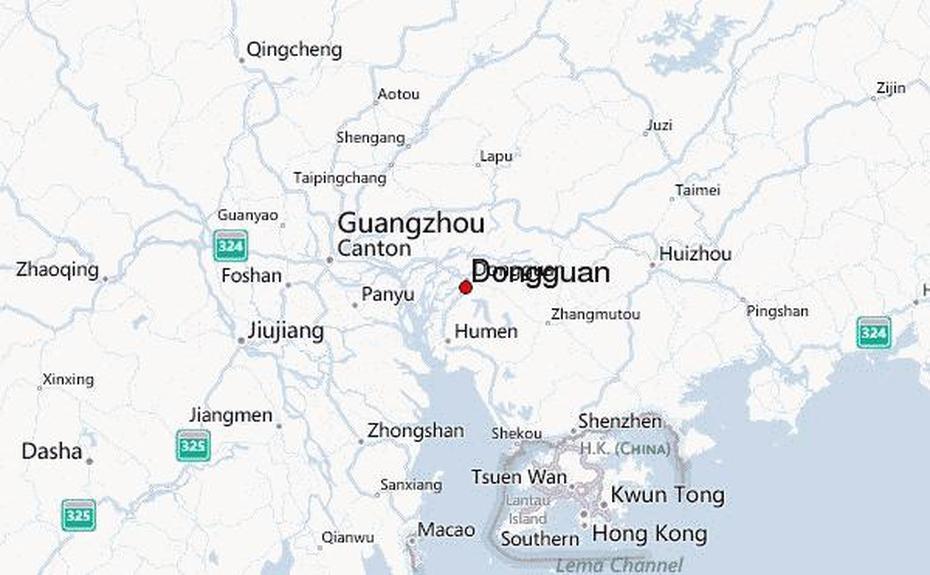 Guia Urbano De Dongguan, Donggou, China, China  Printable, Of China Provinces