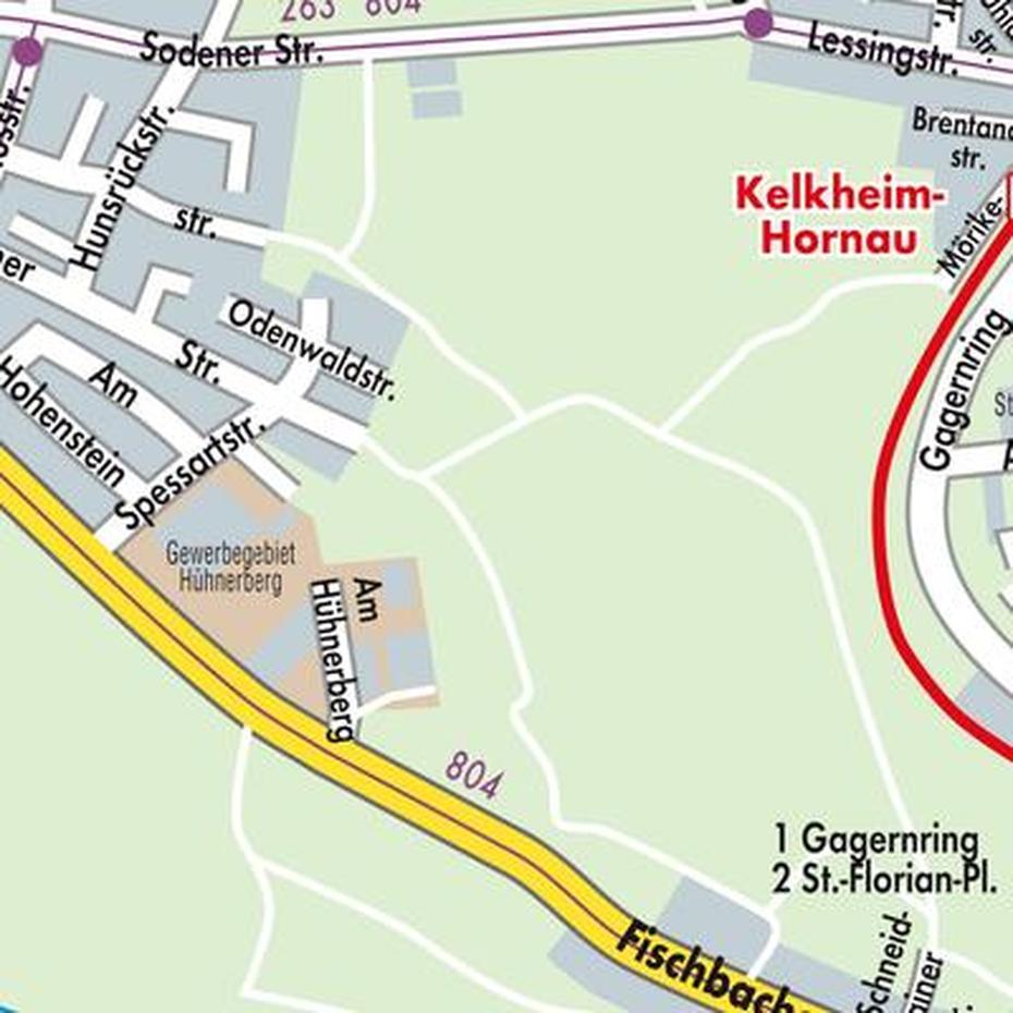 Karte Von Kelkheim (Taunus) – Stadtplandienst Deutschland, Kelkheim (Taunus), Germany, Eschborn Germany, Hessen Germany