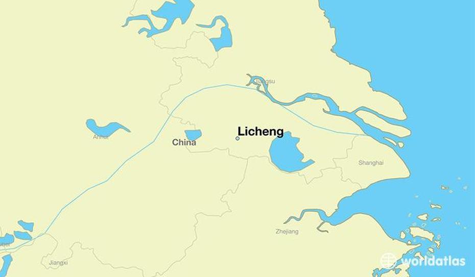 Where Is Licheng, China? / Licheng, Jiangsu Map – Worldatlas, Lecheng, China, China  Black, China  Transparent