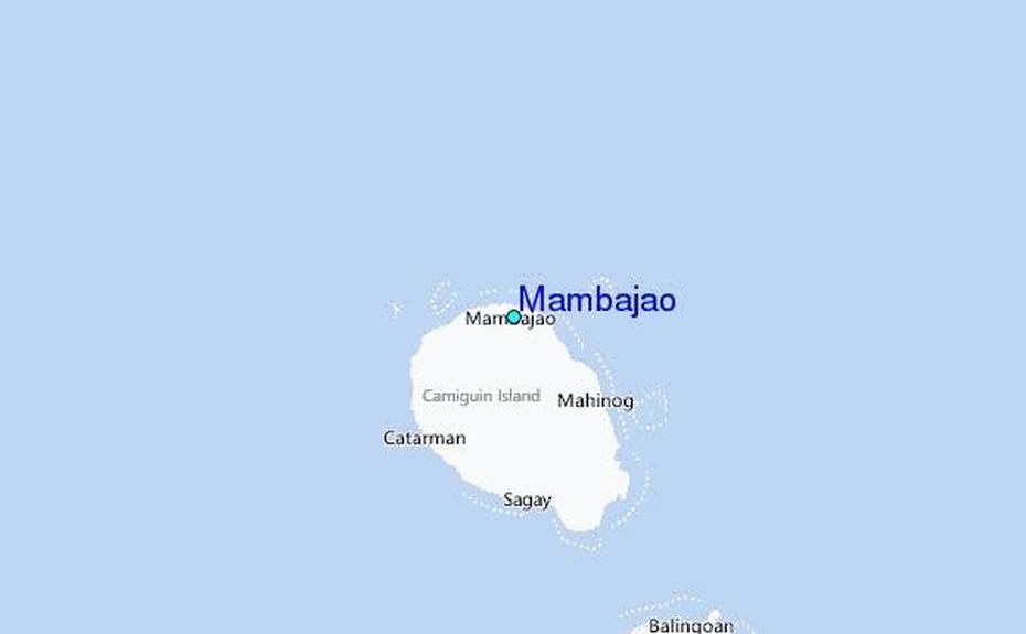 Mambajao Tide Station Location Guide, Mambajao, Philippines, Mambajao, Philippines