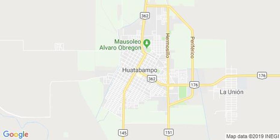 Mapa De Huatabampo, Sonora – Mapa De Mexico, Huatabampo, Mexico, Los Mochis Mexico, Bacobampo  Sonora