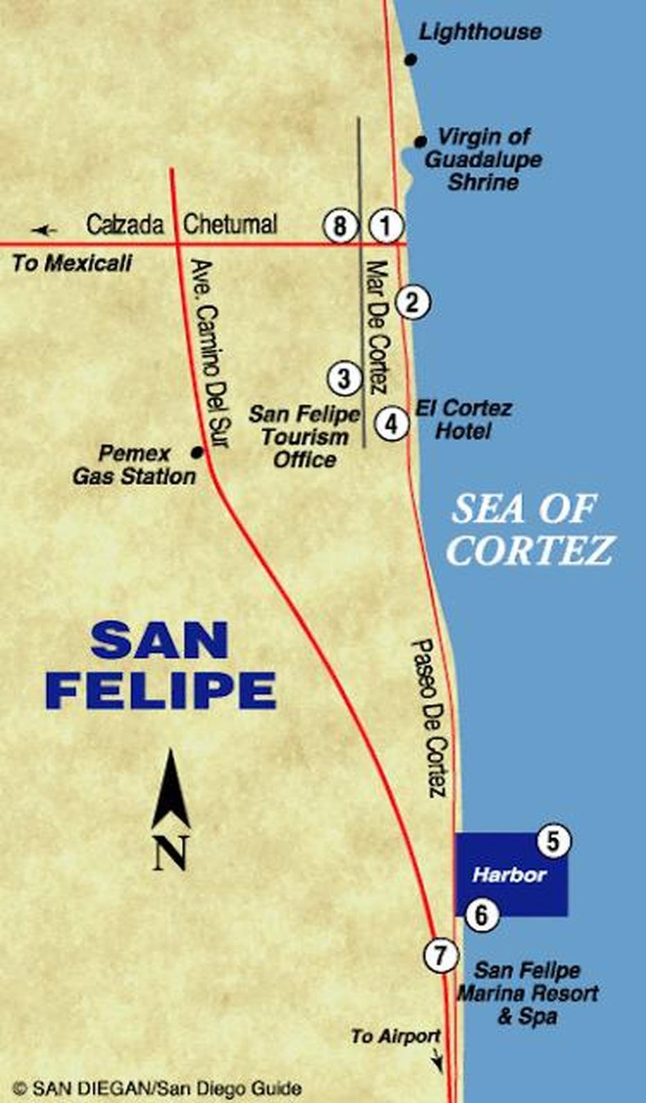 Mapa De San Felipe Politico Region | Mapa Politico Ciudad Region …, San Felipe, Mexico, San Felipe Baja California, San Felipe Baja Mexico