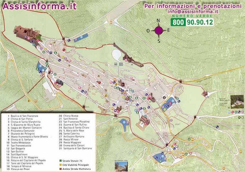 Mappa Assisi Centro Storico, Assèmini, Italy, Assèmini, Italy