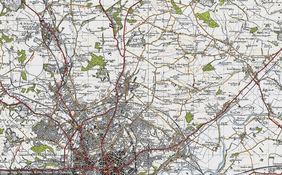 Old Maps Of Arnold, Nottinghamshire – Francis Frith, Arnold, United Kingdom, United Kingdom Europe, Physical  United Kingdom