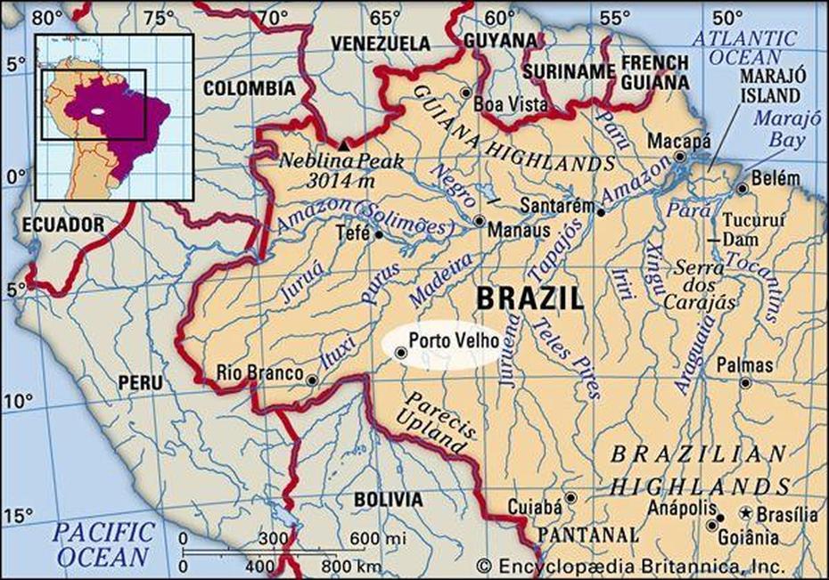 Porto Velho | Brazil | Britannica, Porto Velho, Brazil, Amazonas Brazil, Rondonia  A